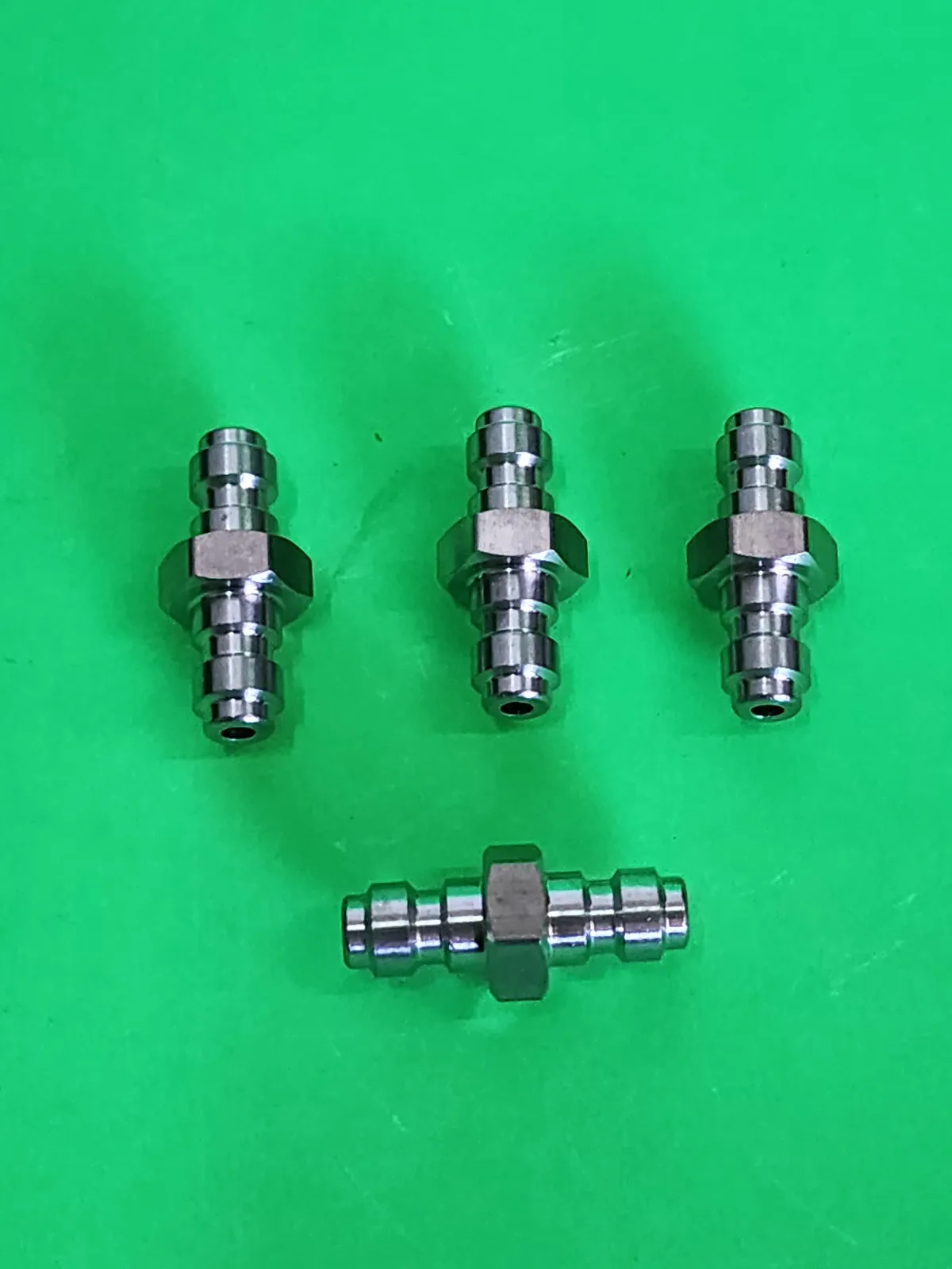 iki ucu erkek 8mm dolum adaptörü